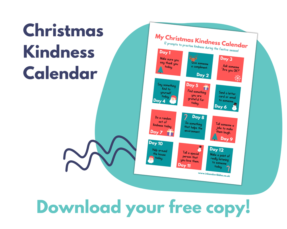 christmas kindness calendar free printable